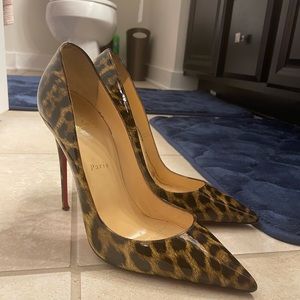 Leopard Christian Loubuiton. So Kates